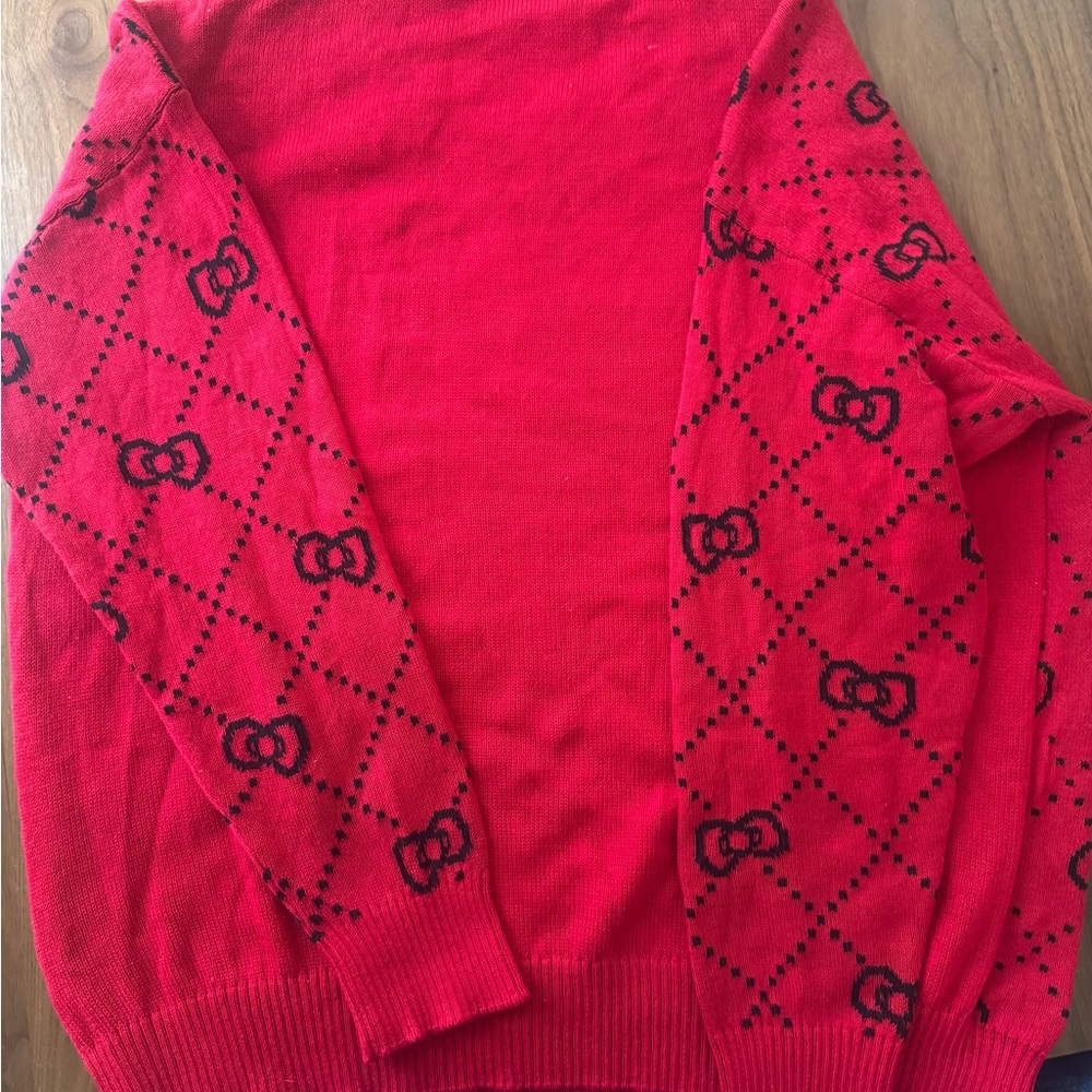Hello Kitty Vibrant Red Knit Top - Picture 3 of 3